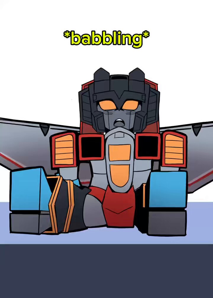 Bro already gossiping before he can speak #transformers