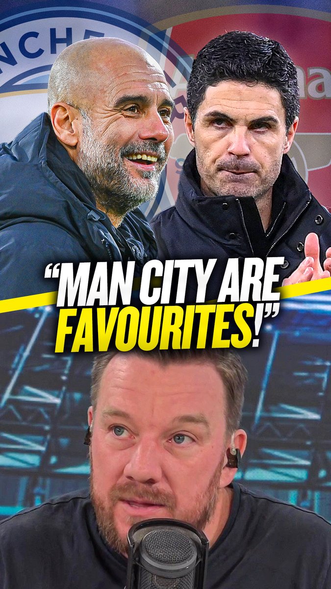 🔵 "I think Man City are favourites to win the Premier League!" ✅ "City know how to get over the line, they have the mentality, they've been there!" Jamie O'Hara explains why he is now tipping #MCFC to beat #AFC to the title this season! 🏆