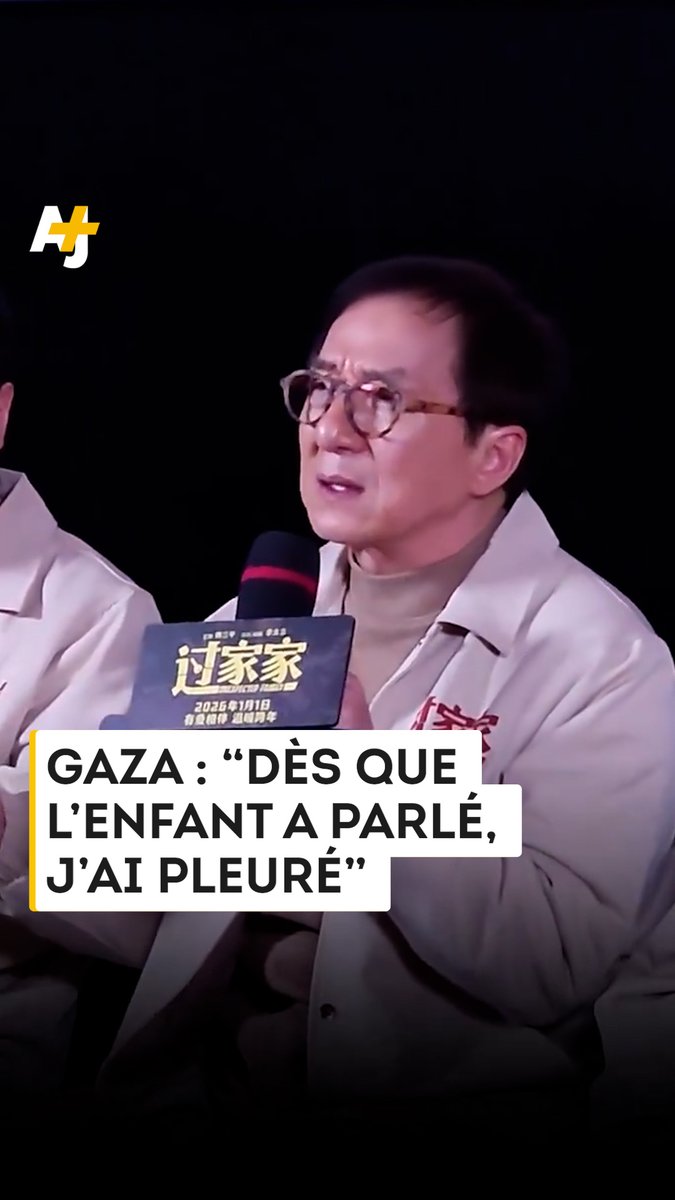 Lors de l’avant-première de son nouveau film à Pékin, l’acteur et réalisateur Jackie Chan a confié avoir été bouleversé par la vidéo d’un enfant de Gaza.