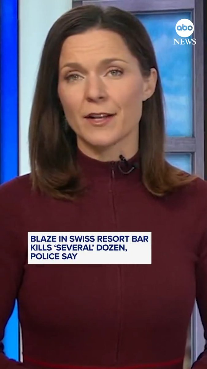"Several" dozen people were presumed dead and about 100 others were injured early on New Year's Day, as a fire ripped through a popular bar in a resort town in the Swiss Alps, police said. ABC News News' Maggie Rulli reports.
