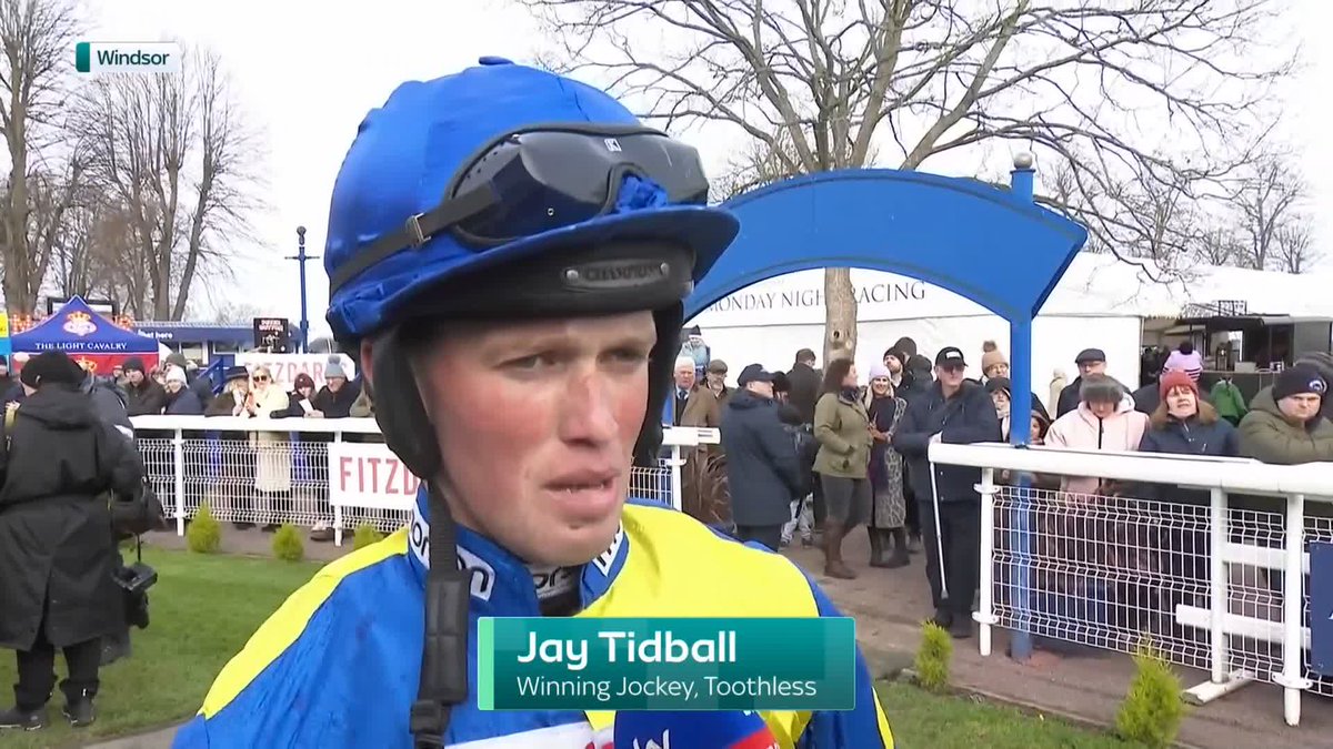 "I'll buy him a pint tonight and he'll be happy!" 😅 jay tidball was buzzing to get one over housemate Lorcan Williams at Windsor Racecourse...