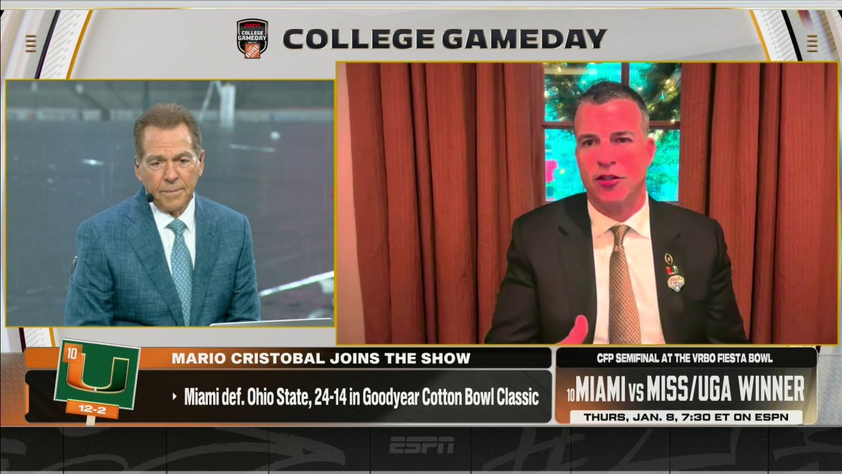 "Mass kicks a--." 😤 Mario Cristobal took Nick Saban's philosophy with him to Miami 😅