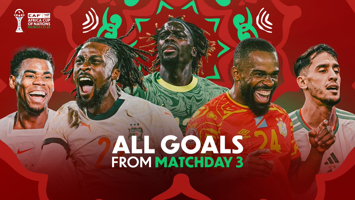 Goals, moments, celebrations. Matchday 3, brought to you all by Danone. 💫 #TotalEnergiesAFCON2025