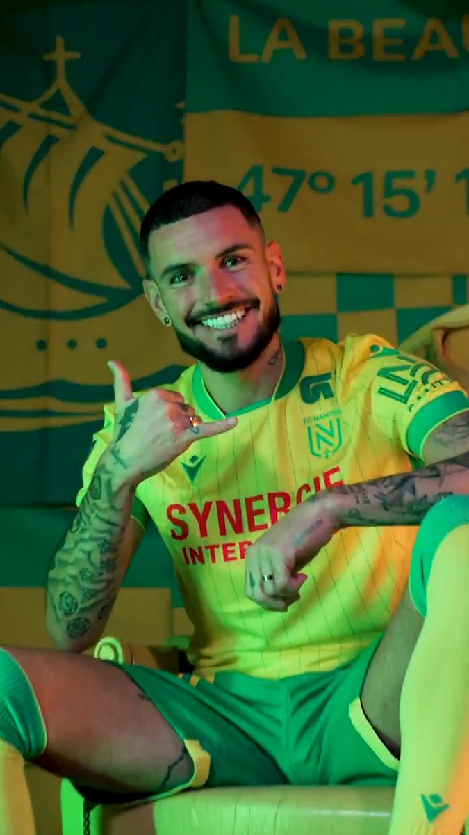 Imprégné par la culture de notre ville. Un nouveau défi à relever. 👊 Remy Cabella est Jaune et Vert. #OnEstNantes