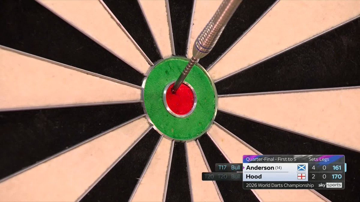 VINTAGE ANDERSON! 🔥 Rolls Royce from The Flying Scotsman! Anderson hammers in a brilliant 161 checkout to edge closer to the semi-finals! 📺 #WCDarts | QF
