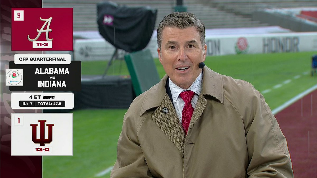 "Acronyms can be dangerous." Rece Davis with another all-time introduction 🤣