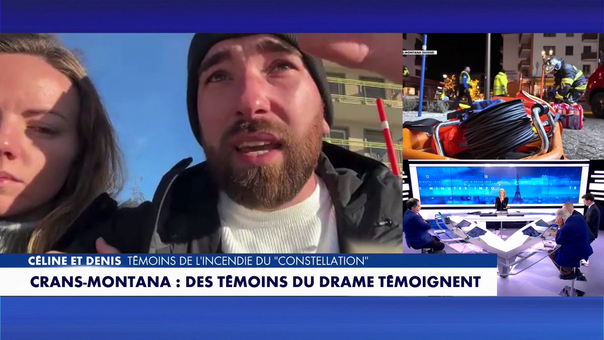 « J’ai appris par l’une de mes collègues que mon ami était mort sur place. » Il était impossible d’entamer cette année 2026 dans une douleur aussi profonde 💔 Quel drame insoutenable ! 🥺 #CransMontana 🇨🇭