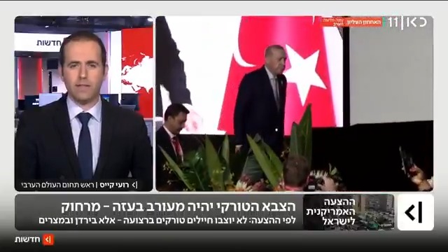 גורמים אמריקנים הציעו לישראל: הצבא הטורקי יהיה מעורב בעזה – מרחוק. החיילים יסייעו לוגיסטית מבסיסים במצרים וירדן | הפרסום של roi kais • روعي كايس • רועי קייס #מהדורתכאןחדשות עם טל ברמן Tal Berman