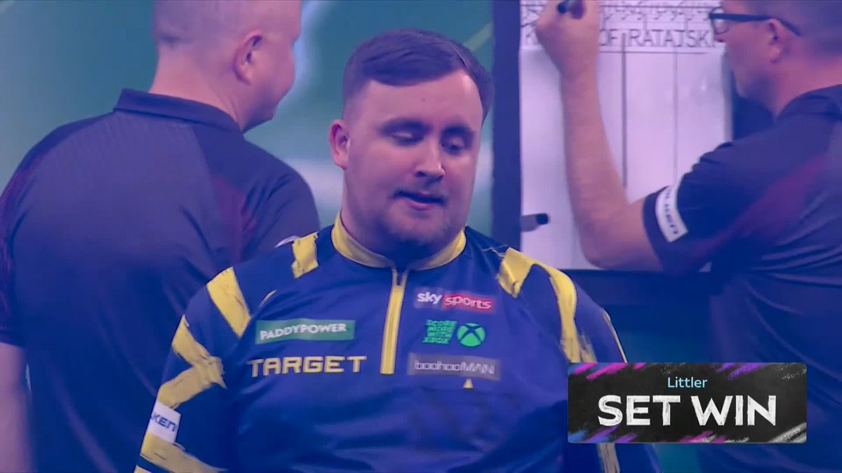 LITTLER DOUBLES HIS LEAD! Luke Littler extends his lead against Krzysztof Ratajski! The Nuke averages 107.36 in set two to strengthen his grip on this quarter-final tie! 📺 #WCDarts | QF