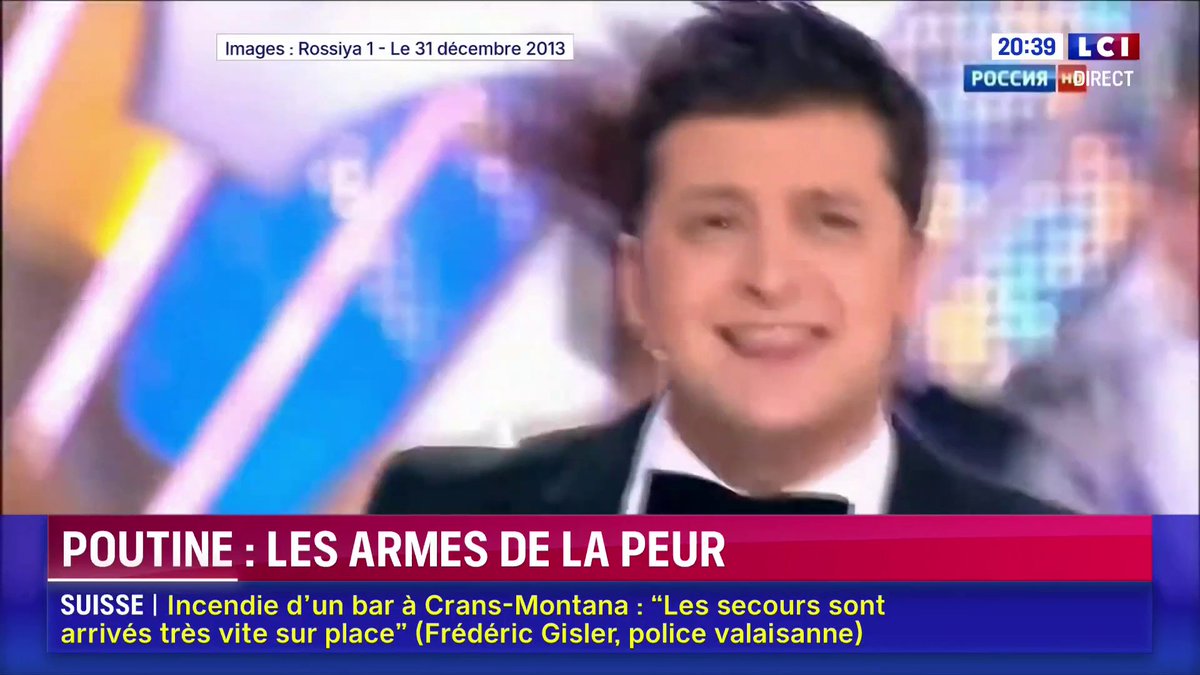 🗣️ Quand Volodymyr Zelensky, acteur, travaillait pour la télévision russe en 2013 : "C'était un amuseur (...) Vladimir Poutine a sous-estimé sa puissance !" 📺 Darius Rochebin sur LCI
