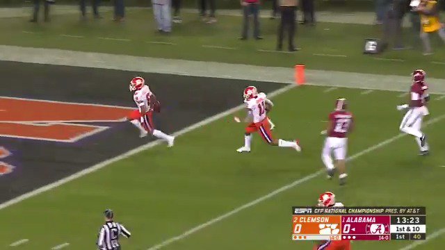 People are so quick to forget this game. The media was calling this Alabama team “the best college football team ever.” Clemson dismantled them.