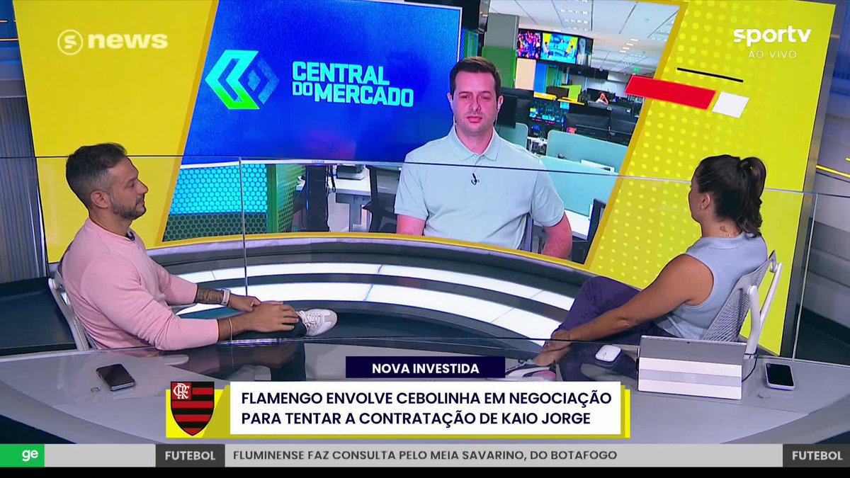 Flamengo faz nova investida por Kaio Jorge, do Cruzeiro. #tanaarea #centraldomercado