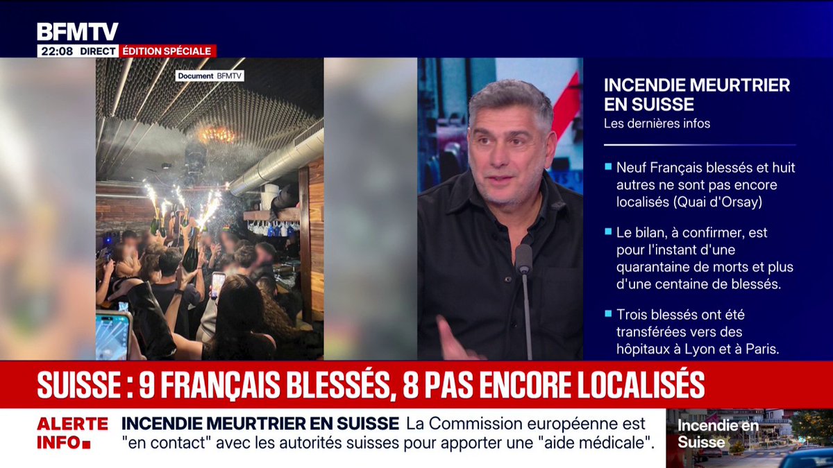 Incendie mortel à Crans-Montana: "Ce qui est sûr, c'est que maintenant que ce drame a eu lieu, il va falloir légiférer", pense David Zenouda, vice-président de l'Union des métiers de l'hôtellerie Île-de-France