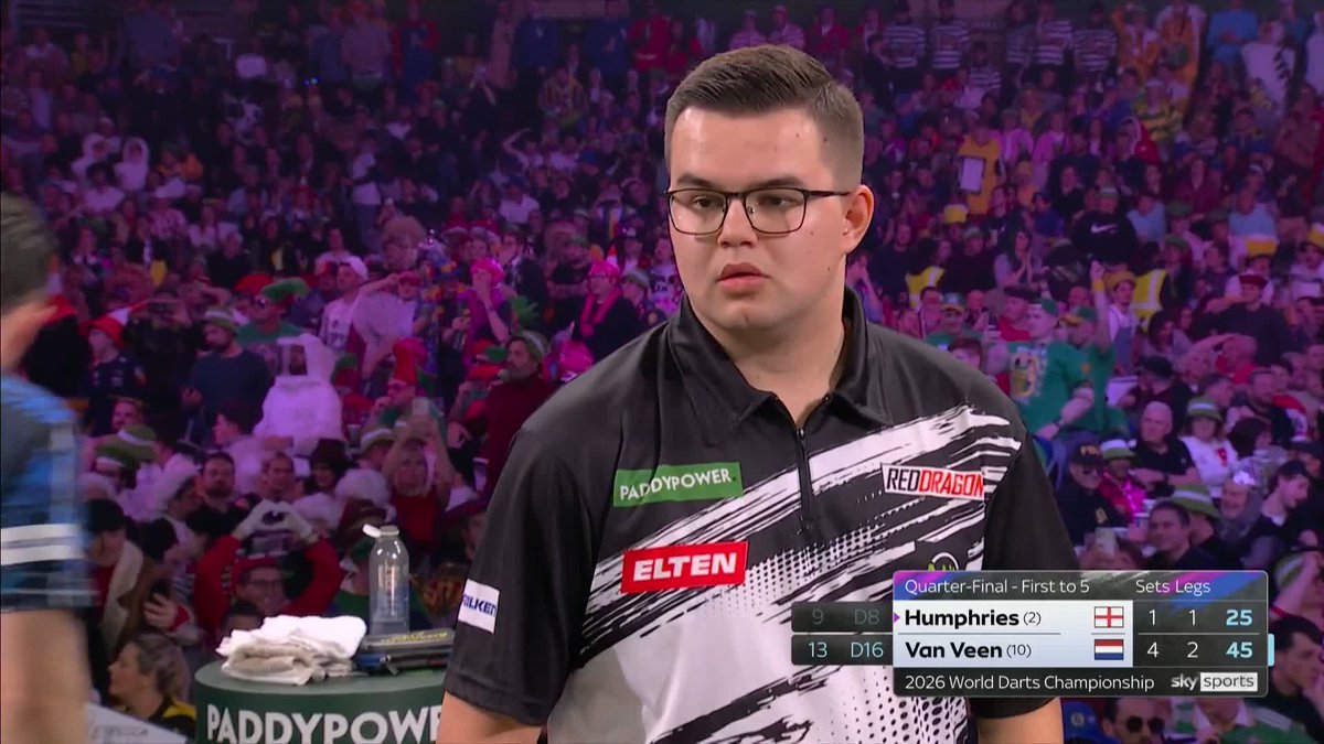 Unbelievable win for Gian and well deserved too but fair play to Humphries here, one of the most gracious in defeat you will ever see! What a sport!