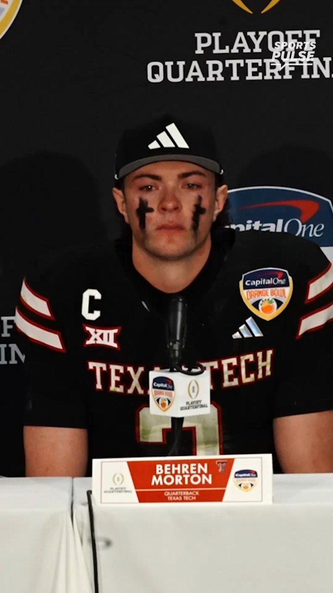 Behren Morton reflects on Texas Tech’s season and gets emotional about putting the Red Raiders back on the map.
