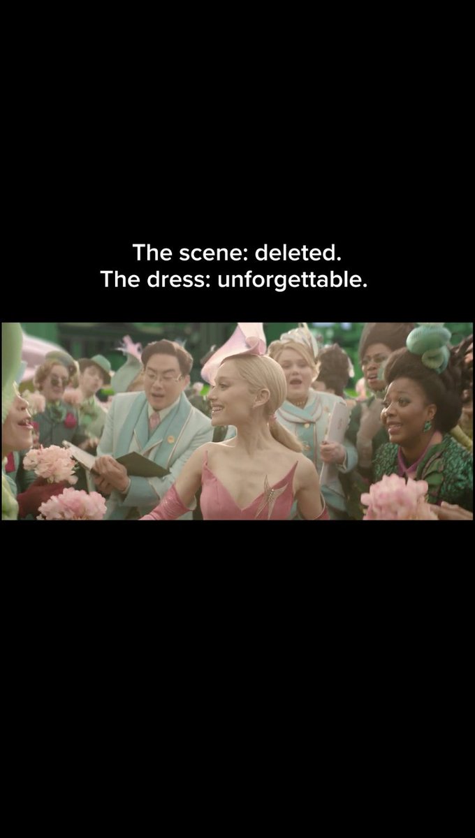 A moment for the dress 💕 Watch Wicked: For Good at home today with never-before-seen deleted scenes!