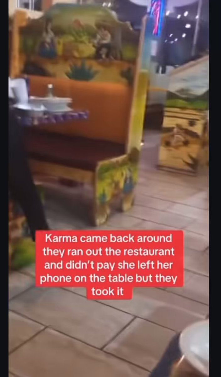 Group of girls ran out after eating and didn’t pay, one of them forgot her phone and the restaurant took it