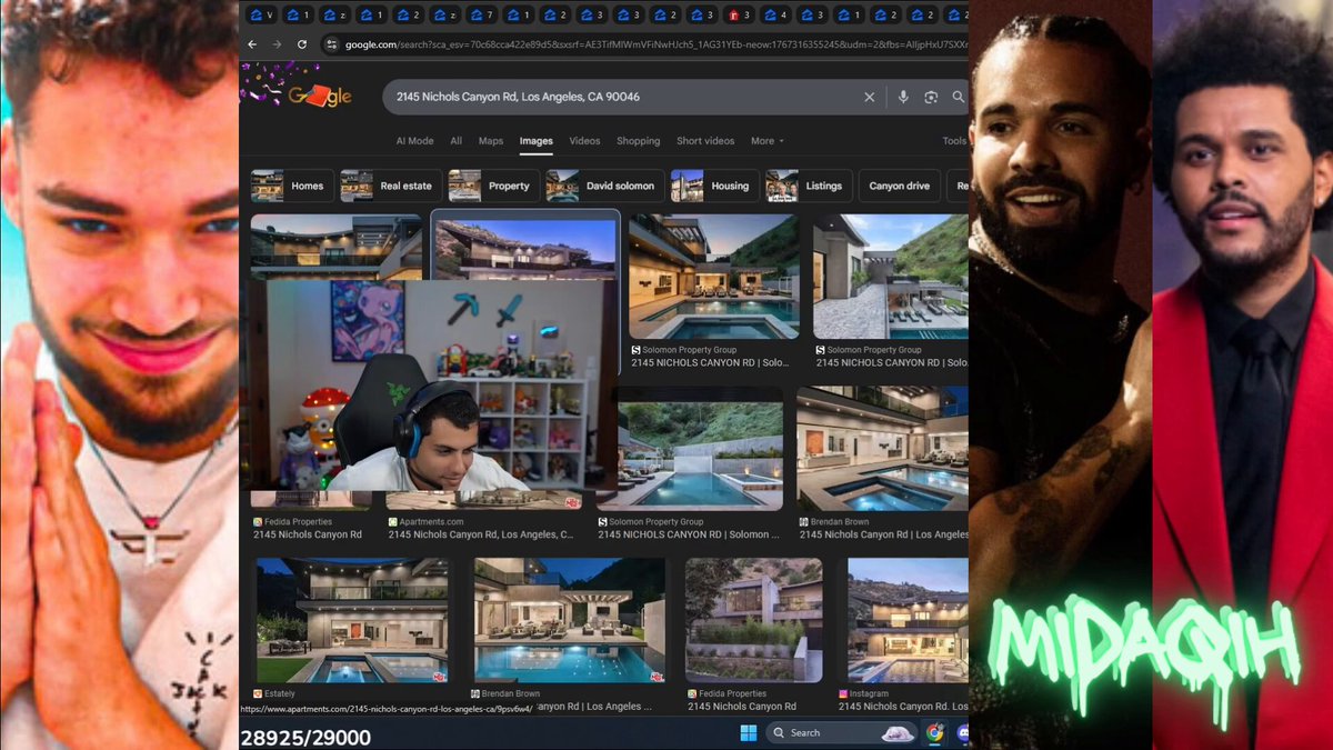 Adin Ross addresses on StableRonaldo’s stream that a lot of celebrities want NOTHING to do with LA🤐 😳 Adin: “The Weeknd and Drake… they’re trying to SELL their homes right now. Nobody’s really buying houses in LA anymore.” 🏡❌ Of course Adin knows all this 👀🙏