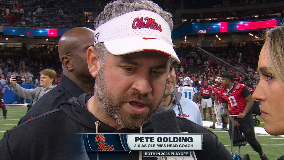 Gotta love the Pete Golding postgame interview
