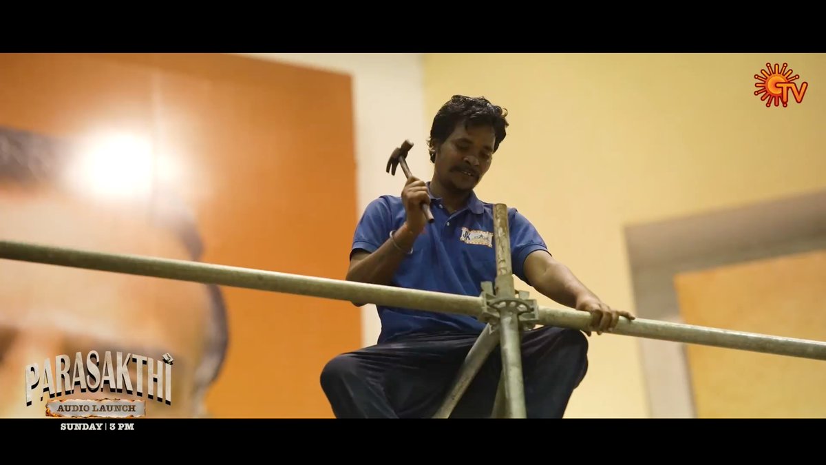 Setting the stage for the big day! 🔥 பராசக்தி இசை வெளியீட்டு விழா | வரும் ஞாயிறு | பிற்பகல் 3 மணிக்கு #SunTV #Parasakthi #ParasakthiAudioLaunchOnSunTV #Sivakarthikeyan #RaviMohan #Atharvaa