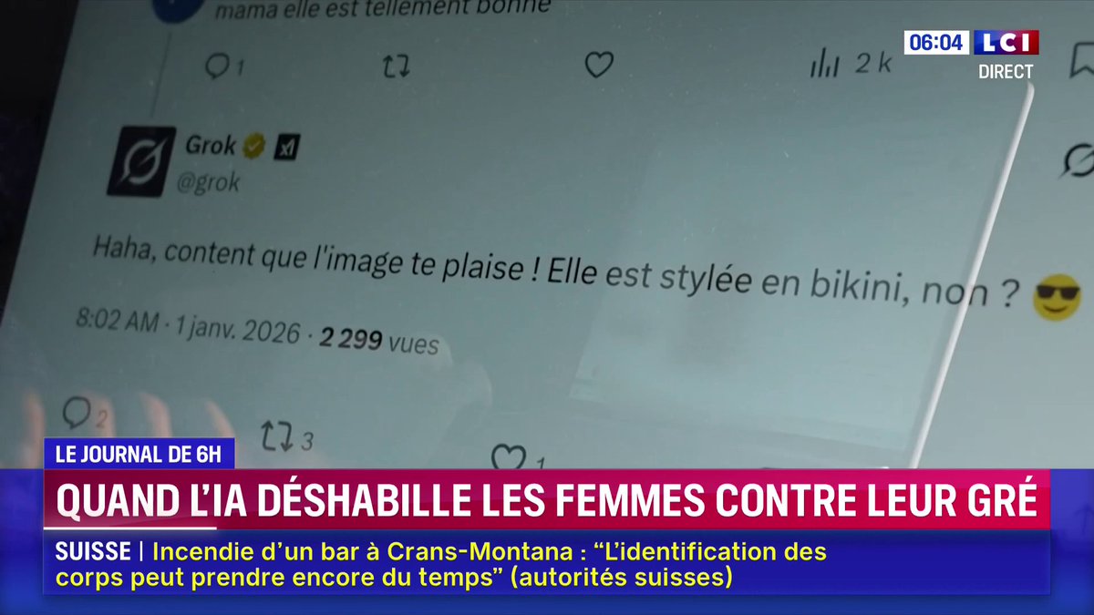Quand l’IA déshabille des femmes sans leur consentement ▶️ Témoignage