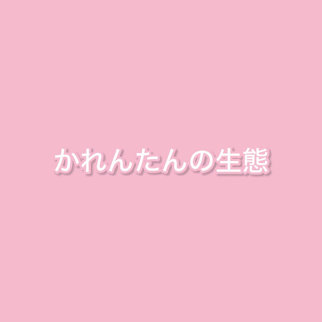 かれんたんの生態👶🏻