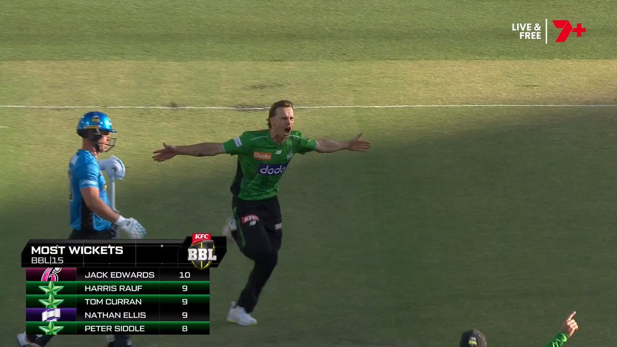 "Not only will they win tonight, they won't lose another game for the season." 😳 🗣️ The Damien Fleming on the Melbourne Stars in #BBL15