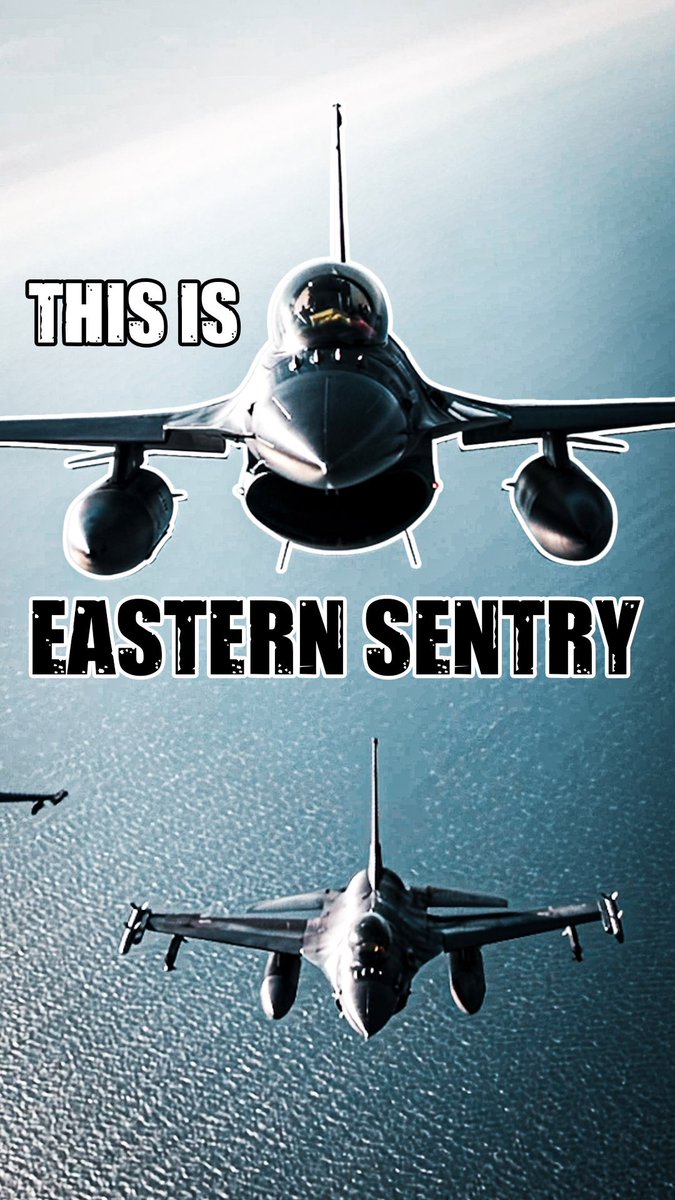 This is Eastern Sentry 🛡️ A multi-domain activity NATO launched in response to threats from the sky, that makes clear we are always ready to defend