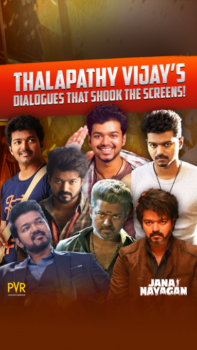 When Vijay delivers a dialogue, silence turns into whistles and screens turn into stages. 🔥👏 #JanaNayagan releasing at PVR INOX on Jan 9! . . . #ThalapathyVijay #PoojaHegde #BobbyDeol #OneLastTime