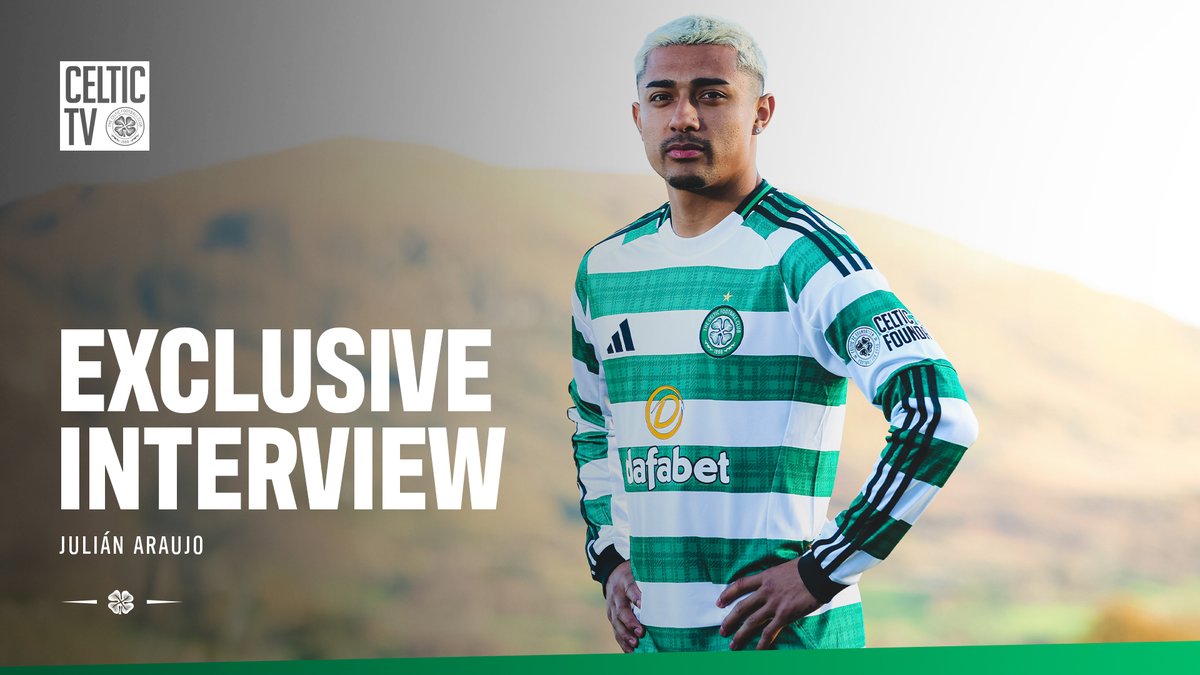 🎙️ New signing Julián Araujo spoke with Celtic TV after joining the club on loan from AFC Bournemouth #CelticFC🍀