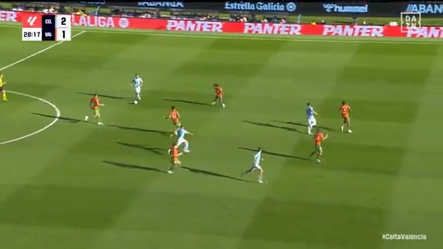 Tal vez la mejor primera parte del Celta de Claudio Giráldez.