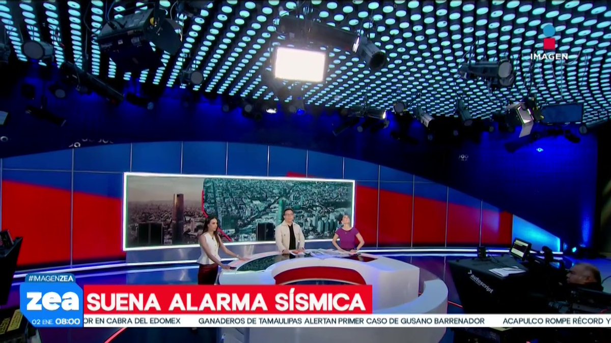 #ÚLTIMAHORA | Se reporta un #sismo de magnitud 6.5 al suroeste de San Marcos, #Guerrero. Así se vivió el sismo en el foro de #ImagenNoticias: #LoDijoZea #ImagenNoticias con Francisco Zea Enrique Villanueva - El Opinador MARLENE 🦋 Nuria GiL @ImagenZea