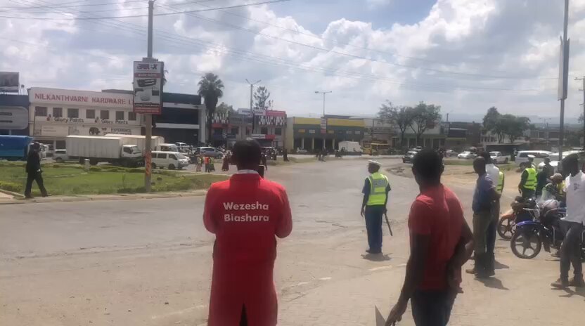 The Prophet entering Nakuru… eish