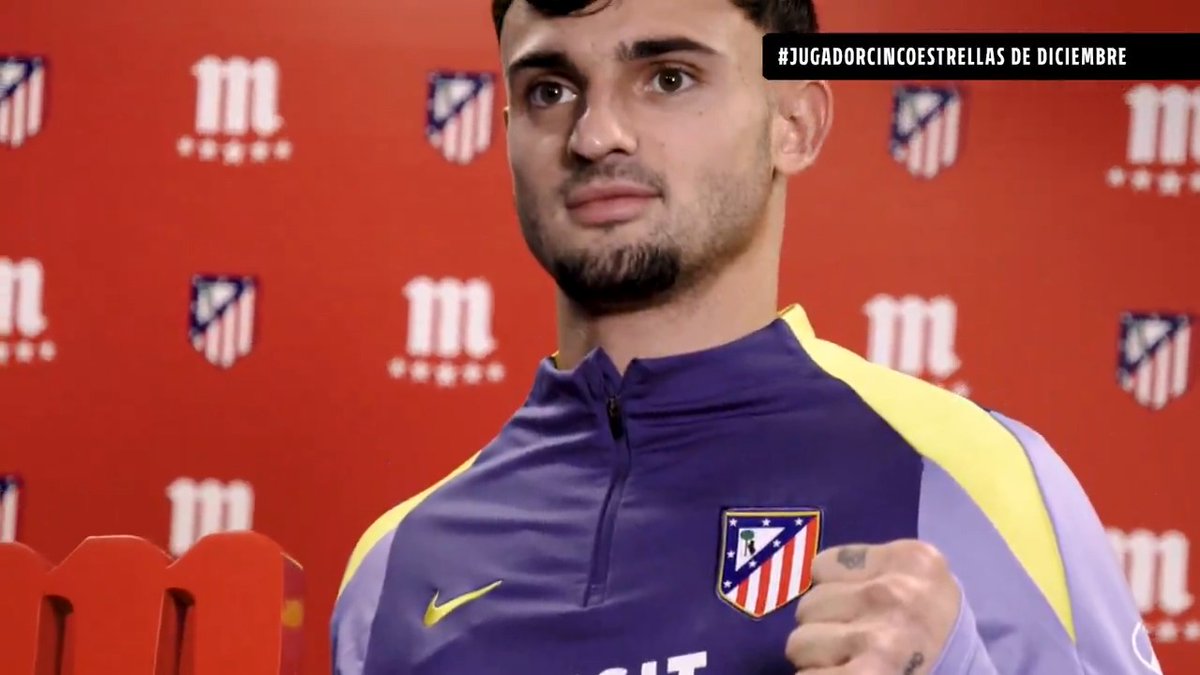 🏆 Marc Pubill, #JugadorCincoEstrellas del mes de diciembre en Fútbol Mahou. ❝Gracias a la afición por el apoyo que me ha dado desde el principio y la ayuda que nos da en cada partido❞.