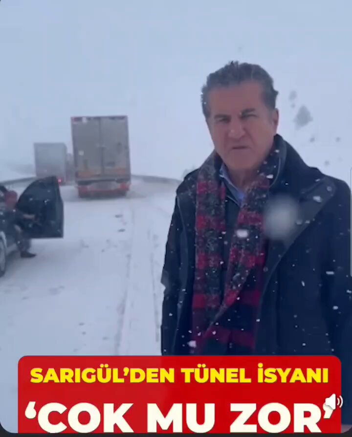 Siz yalı kazığj gibi dikilmek içinmi varsız❓ Oraya tunelide siz yapın.. Hem siz yola tunele karşısınız noldu şimdi üşüttünmü ❓