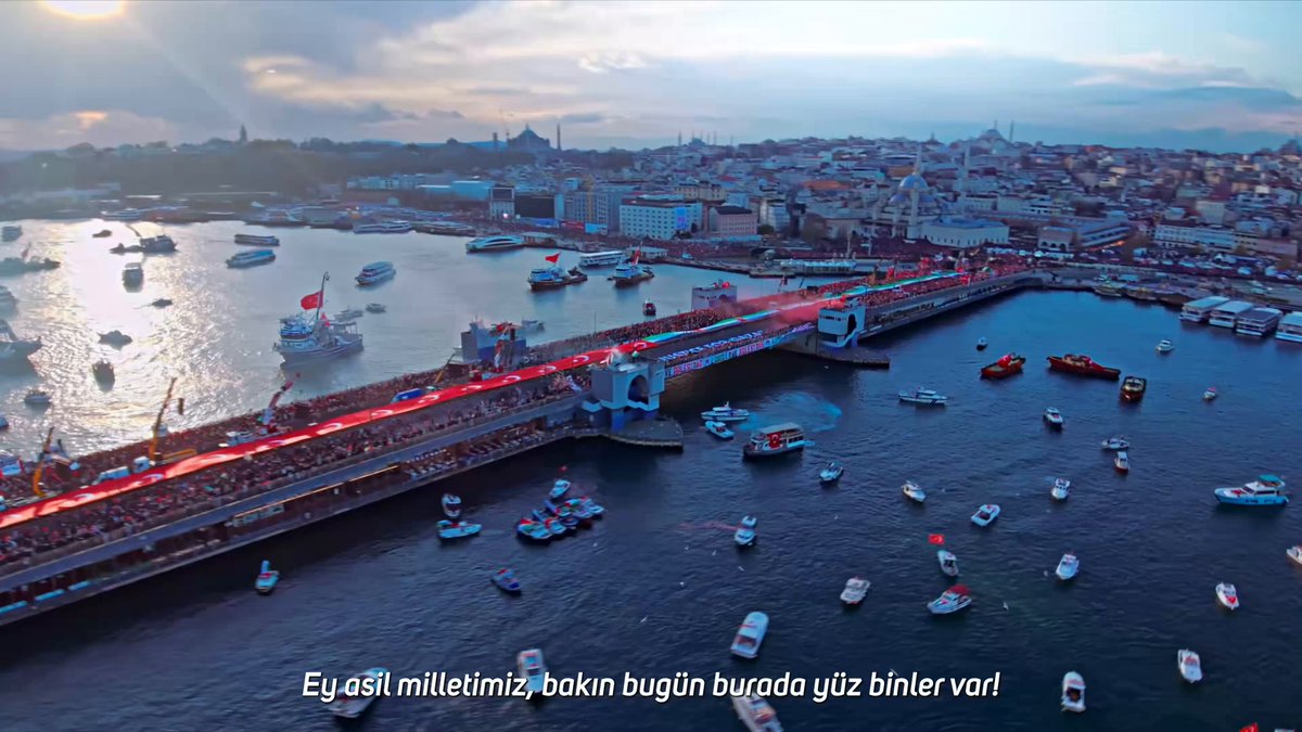 Çağrımıza kulak veren; Galata'yı adaletin ve hakikatin kürsüsü kılan, tarihe unutulmaz bir vicdan kaydı düşen asil milletimize sonsuz teşekkürler.. #JusticeForPalestine