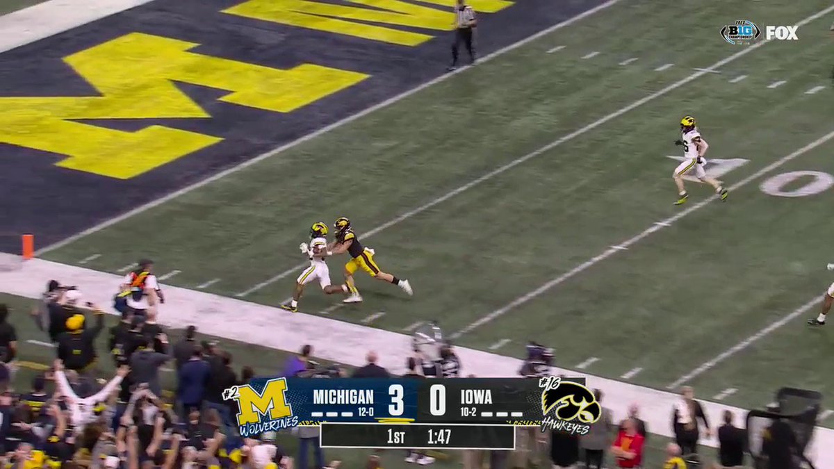 In honor of Samaj Morgan entering the transfer portal... Here's his punt return in the Big Ten Championship game