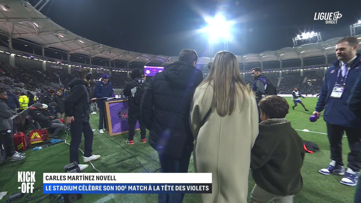 Le 💯 Carles Martinez Novell célèbre son 100e match à la tête du Toulouse FC 💜🎉 #TFCRCL