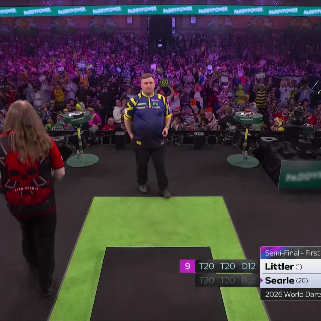 Littler spielt 7 perfekte - aber Searle holt den Big Fish! #DAZNmoment Die gesamte #DartsWM seht Ihr live auf DAZN #DARTZN