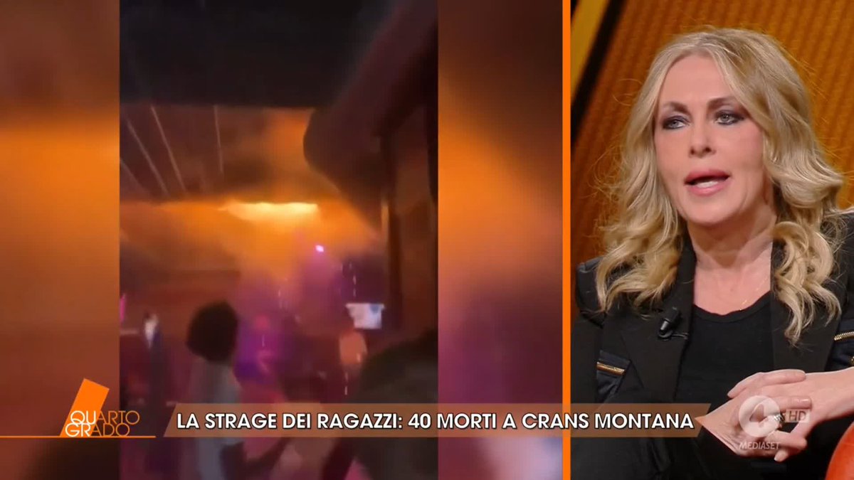 "Un danno che cambierà la traiettoria di vita dei sopravvissuti, a prescindere dai danni fisici" A #Quartogrado la criminologa e psicologa Roberta Bruzzone commenta la strage di Crans-Montana