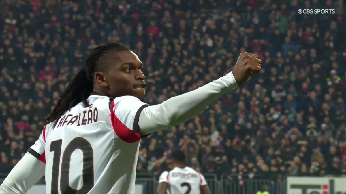 Rafael Leão fires Milan ahead against Cagliari 🔥