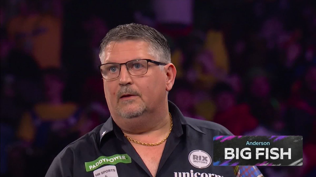 Exactly what Gary Anderson needed as he reels in the big one 🎣