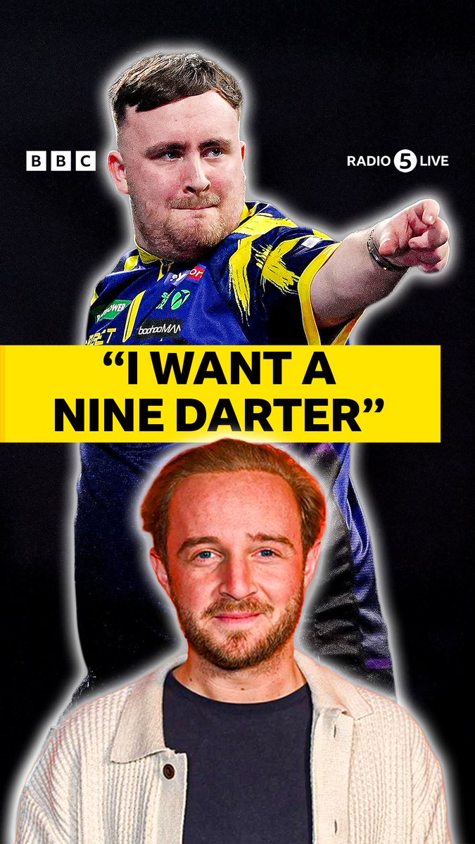 "I WANT a nine darter" 🎯 👀 Luke Littler eyes perfection as he chases back-to-back World Darts titles #BBCDarts