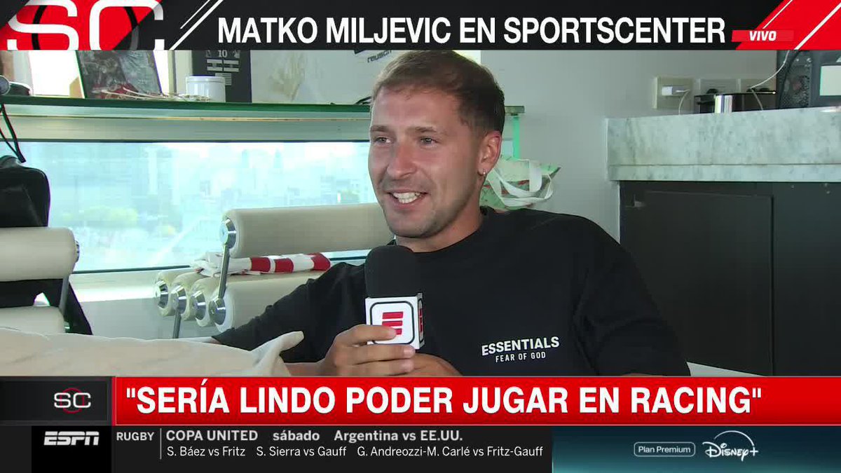 "Me llamo Costas. Era como muy de noche en las fiestas y me dicen quieren hablar con vos. Atiendo y me dicen 'hola soy Gustavo Costas quiero contar con vos el proximo año". 👉 Matko Miljevic en #ESPN.