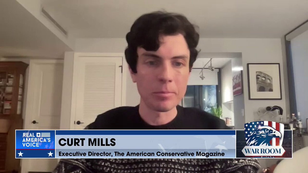 Curt Mills: The idea that elements within the President’s midst are not actually flirting with regime change—or that they’re not actually flirting with doing Israel’s foreign policy for it—I think is a laughable contention. Curt Mills