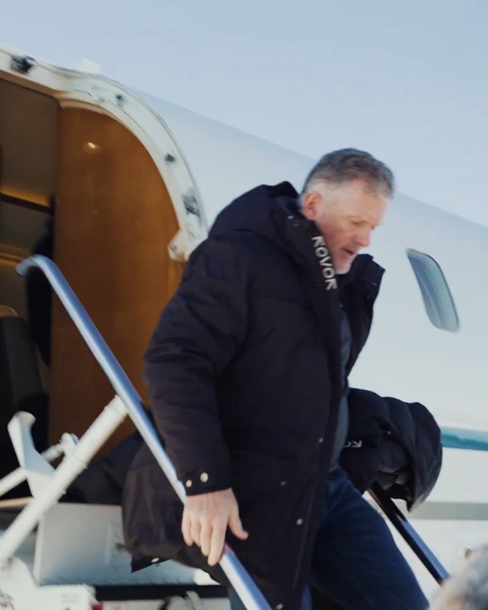 Touched down in Michigan. Welcome ho〽️e, Coach!