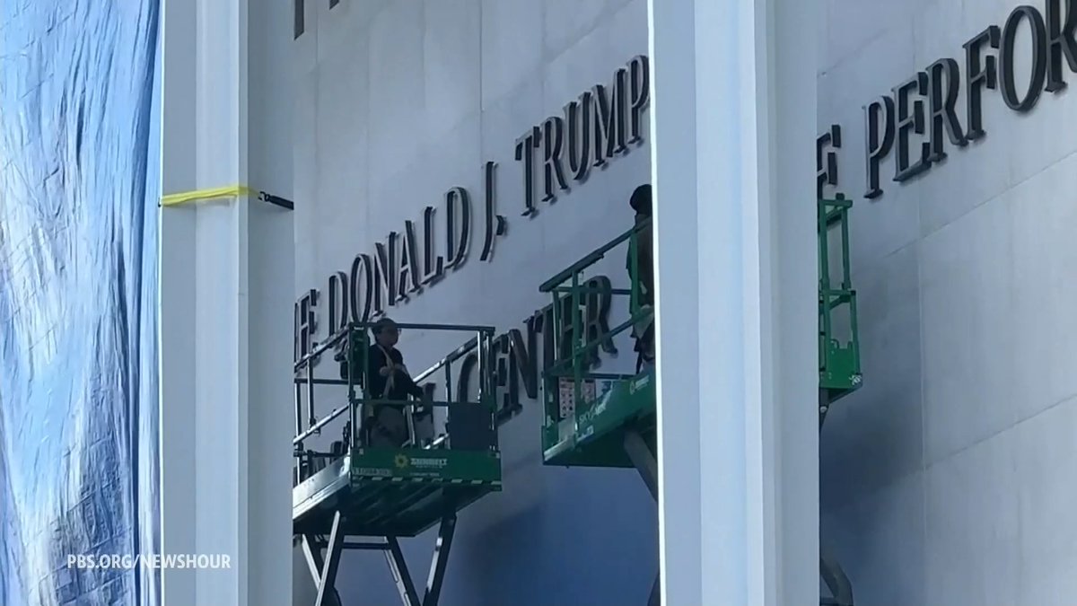 First a takeover of leadership, then a renaming. Now, the Trump-Kennedy Center is facing canceled performances and a drop in overall ticket sales. Jeffrey Brown reports.