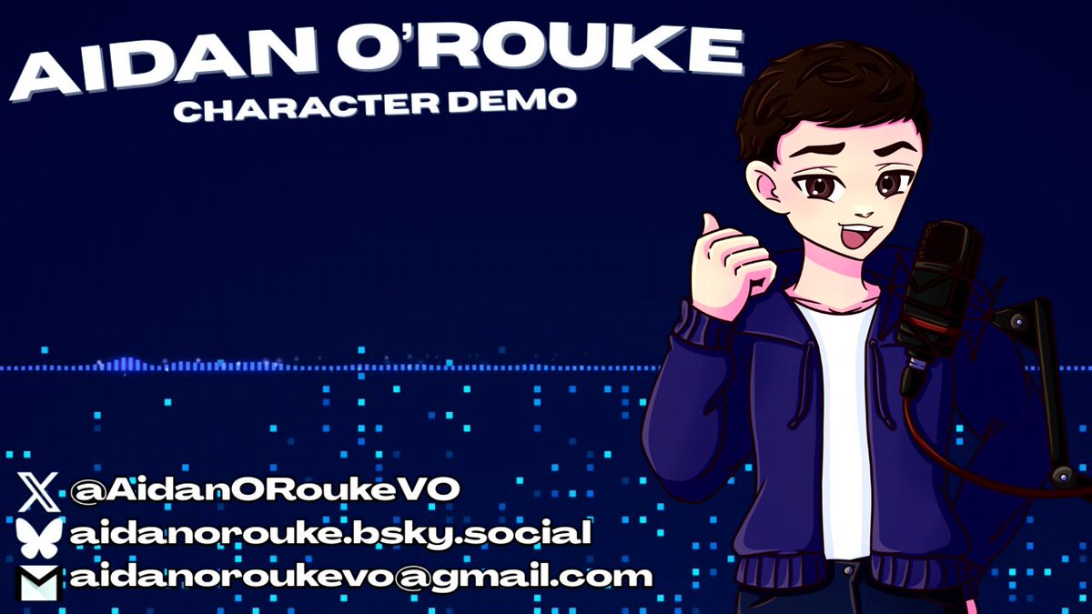 CHARACTER DEMO🎙️ Need a villain upset at the world who wronged him? A quirky shopkeeper? What about a commander of a space armada? My name is Aidan O'Rourke and I'm ready to meet your voice acting needs! Contact me and we can get this show on the road!