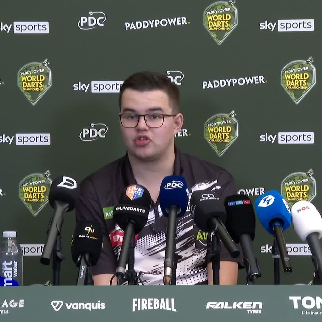 🗣️ "I enjoyed every single second of it. I'm still pinching myself!" Gian van Veen reflects on his astonishing semi-final success against Gary Anderson, and previews what promises to be a blockbuster clash with Luke Littler! #WCDarts