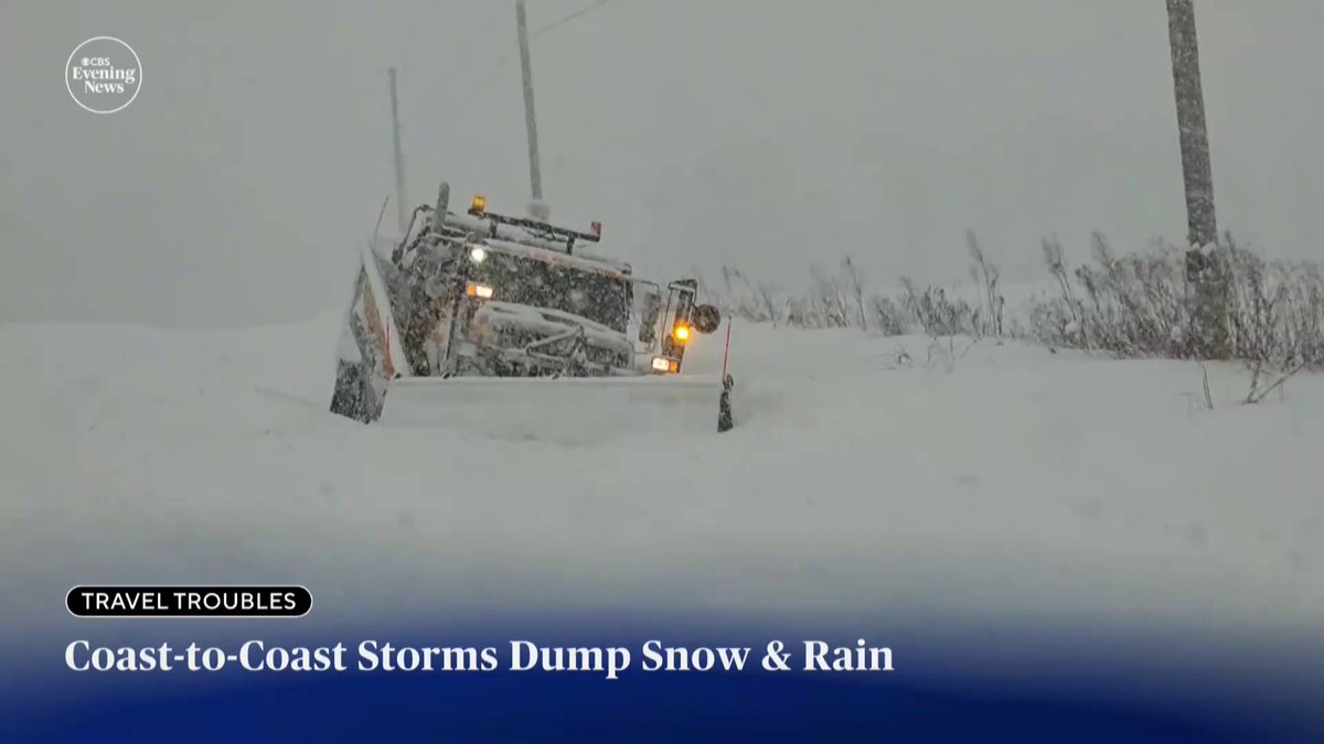 It's a busy night for travelers heading home from their holiday destinations. Parts of Central New York experienced several days of heavy snow, and in California, severe rain triggered widespread flooding in Marin County.
